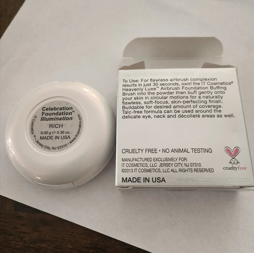 IT Cosmetics Celebration Full Coverage Foundation RICH NEW